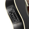 Picture of Jameson Guitars Full Size Thinline Acoustic Electric Guitar with Free Gig Bag Case & Picks Black Right Handed