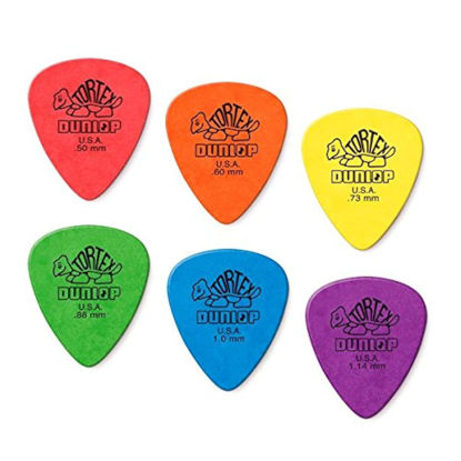Picture of Dunlop Tortex Standard Picks Sample Variety Mix Pack (2 of each gauge) 12/Player's Pack