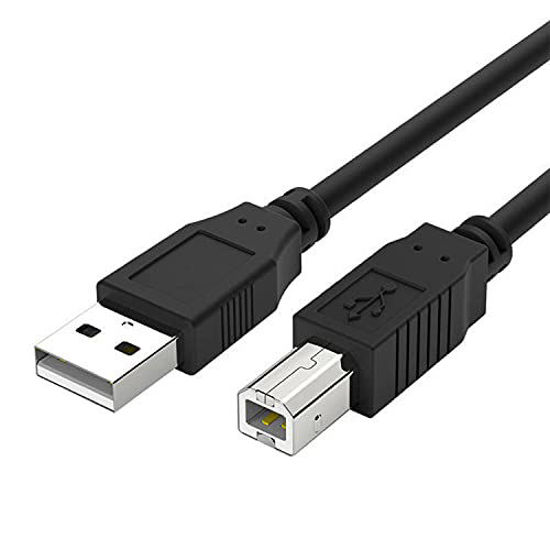 Picture of MIDI Controller USB Cable USB B MIDI Cable Cord Compatible for Akai Professional MPK Mini MKII MK3,APC Key 25,APC Mini,APC40MKII, MPD218,MPK225,MPK249,MPK261,MPC X One,LPK25,MPX8,MPK Mini Play 10 Feet
