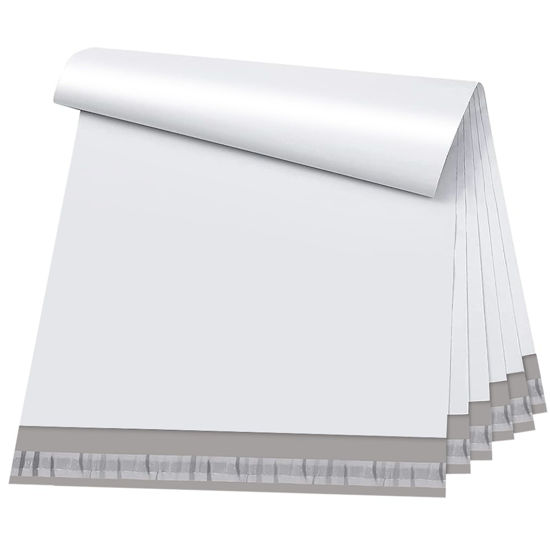 Picture of Metronic Poly Mailers 19x24 Inch 50 Pcs | Large Shipping Bags for Clothing, Small Business | Strong Thick Mailing Bags with Self Adhesive | Waterproof and Tear-Proof Large Package Bags in White