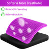 Picture of KYSMOTIC Gel Seat Cushion for Long Sitting (Super Large & Thick), Soft & Breathable, Gel Cushion for Wheelchair, Gel Chair Cushion for Hip Pain, Gel Seat Cushion for Office Chair