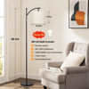 Picture of Ambimall 60" Floor Lamp with Remote Control and Stepless Dimmable Bulb, Colors Temperature & Brightness Adjustable, Modern Floor Lamps for Living Room（Beige Shade & Black Pole）