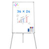 Picture of Easel Whiteboard - Magnetic Portable Dry Erase 36 x 24 Tripod Height Adjustable, 3' x 2' Flipchart Easel Stand White Board for Office or Teaching at Home & Classroom (36x24 White)