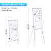 Picture of Easel Whiteboard - Magnetic Portable Dry Erase 36 x 24 Tripod Height Adjustable, 3' x 2' Flipchart Easel Stand White Board for Office or Teaching at Home & Classroom (36x24 White)
