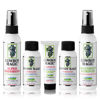 Picture of Cowboy Magic Sample Kit - Includes Rosewater Shampoo (2 oz), Rosewater Conditioner (2 oz), Super Bodyshine (3.4 oz), Greenspot Remover (3.4 oz), & Detangler & Shine (1 oz) - Perfect for Travel & Tack