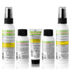 Picture of Cowboy Magic Sample Kit - Includes Rosewater Shampoo (2 oz), Rosewater Conditioner (2 oz), Super Bodyshine (3.4 oz), Greenspot Remover (3.4 oz), & Detangler & Shine (1 oz) - Perfect for Travel & Tack