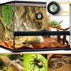 Picture of Reptile Tank Accessories, 2 PCS Reptile Thermometer and Humidity Gauge for Bearded Dragon, Jumping Spider, Leopard Gecko, Hermit Crab, Gecko, Ball Python, Lizard