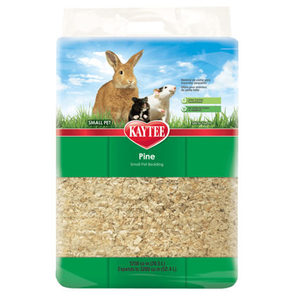 Picture of Kaytee Small Animal Pine Bedding For Pet Guinea Pigs, Rabbits, Hamsters, Gerbils, and Chinchillas, 52.4 Liter