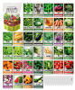 Picture of Survival Vegetable Seeds Garden Kit Over 16,000 Seeds Non-GMO and Heirloom, Great for Emergency Bugout Survival Gear 35 Varieties Seeds for Planting Vegetables 35 Free Plant Markers Gardeners Basics
