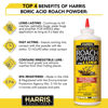 Picture of HARRIS Boric Acid Roach and Silverfish Killer Powder w/Lure for Insects (16oz)
