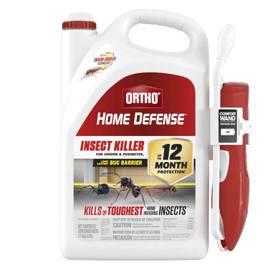 Picture of Ortho Home Defense Insect Killer for Indoor & Perimeter2 with Comfort Wand, Controls Ants, Roaches, and Spiders, 1.1 gal