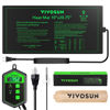 Picture of VIVOSUN 10"x 20.75" Seedling Heat Mat and Digital Thermostat Combo Set, UL & MET-Certified Warm Hydroponic Heating Pad for Germination, Indoor Gardening, Greenhouse