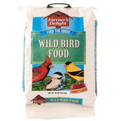 Picture of Wagner's 53003 Farmer's Delight Wild Bird Food with Cherry Flavor, 20-Pound Bag
