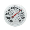 Picture of Springfield Indoor Outdoor Big and Bold Dial Thermometer, Wireless Thermometer with Easy to Read Large Numbers for Patio, Pool, and Indoor Areas, 8-Inch, White