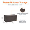 Picture of Amazon Basics Outdoor Patio 99 gallon Storage Box, Brown