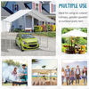 Picture of Outsunny 10'x20' Carport Heavy Duty Galvanized Car Canopy with Included Anchor Kit, 3 Reinforced Steel Cables, White