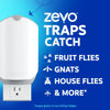 Picture of Zevo Flying Insect Trap for Indoors: Light Trap Captures Fruit Flies, Gnats and Houseflies, Starter Kit Value Pack (2 Plug-in Bases + 2 Cartridges)