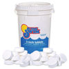 Picture of In The Swim 3 Inch Stabilized Chlorine Tablets for Sanitizing Swimming Pools - Individually Wrapped, Slow Dissolving - 90% Available Chlorine - Tri-Chlor - 50 Pounds