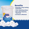 Picture of In The Swim 3 Inch Stabilized Chlorine Tablets for Sanitizing Swimming Pools - Individually Wrapped, Slow Dissolving - 90% Available Chlorine - Tri-Chlor - 50 Pounds