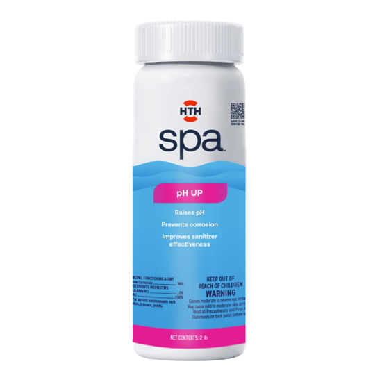 Picture of HTH Spa 86133 pH Up, Spa & Hot Tub Chemical Raises pH, Prevents Corrosion, 2 lbs