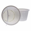 Picture of U.S. Pool Supply Swimming Pool Plastic Skimmer Replacement Basket (Set of 2) - Remove Leaves and Debris - 8" Top, 5.5" Bottom, 5" Deep - Not Weighted