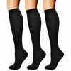 Picture of CHARMKING Compression Socks (3 Pairs) - 15-20 mmHg, Athletic Support for Running, Cycling, Travel - Boost Circulation and Performance