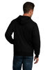 Picture of Fruit of the Loom Eversoft Fleece Hoodies, Pullover, Moisture Wicking & Breathable, Sizes S-4x, Black Full Zip, Large