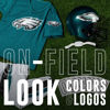 Picture of Franklin Sports Philadelphia Eagles Kids Football Uniform Set - NFL Youth Football Costume for Boys & Girls - Set Includes Helmet, Jersey & Pants - Small