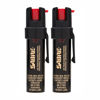 Picture of SABRE Advanced Pepper Spray for Self Defense, 3-in-1 Formula with Maximum Strength Pepper Spray, CS Military Tear Gas, UV Marking Dye, Fast Access Easy Carry Belt Clip, 35 Bursts, 0.67 fl oz, 2 Pack