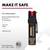 Picture of SABRE Advanced Pepper Spray for Self Defense, 3-in-1 Formula with Maximum Strength Pepper Spray, CS Military Tear Gas, UV Marking Dye, Fast Access Easy Carry Belt Clip, 35 Bursts, 0.67 fl oz, 2 Pack