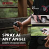 Picture of SABRE Crossfire Pepper Gel for Self Defense, Deploys At Any Angle, Maximizes Target Acquisition Against Threats, Easy Carry Belt Clip, Safety Flip Top, Max Police Strength Pepper Spray, 1.5 fl oz
