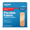 Picture of Amazon Basic Care Flexible Fabric Adhesive Bandages, First Aid and Wound Care Supplies, All-One Size, 100 Count
