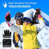 Picture of Ski Gloves, Warmest Waterproof and Breathable Snow Gloves for Cold Weather, Fits Both Men & Women,for Parent Child Outdoor