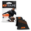 Picture of KT Tape, Pro Synthetic Kinesiology Athletic Tape, 20 Count, 10” Precut Strips, Jet Black