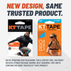 Picture of KT Tape, Pro Synthetic Kinesiology Athletic Tape, 20 Count, 10” Precut Strips, Jet Black