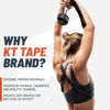 Picture of KT Tape, Pro Synthetic Kinesiology Athletic Tape, 20 Count, 10” Precut Strips, Jet Black
