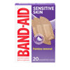 Picture of Band-Aid Brand Adhesive Bandages for Sensitive Skin, Hypoallergenic First Aid Bandages with Painless Removal, Stays on When Wet & Suitable for Eczema Prone Skin, Sterile, Assorted, 20 ct