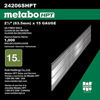 Picture of Metabo HPT Finish Nails | 2-1/2-Inch x 15 Gauge | Angled | Electro Galvanized | 1000 Count | 24206SHPT