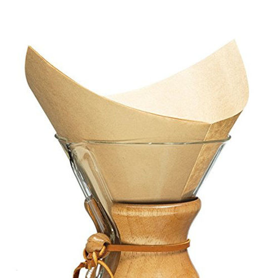 Picture of Chemex Bonded Filter - Natural Square - 100 Count (Pack of 2) - Exclusive Packaging