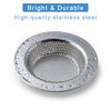 Picture of Honmein 2 Pcs Sink Strainer for Most Kitchen Sink Drain Basket, Upgraded Double-Layer Safe Design Kitchen Sink Strainer (Outer Diameter 4.5 Inch)