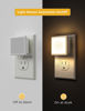 Picture of L LOHAS LED Night Lights Plug into Wall 2-Pack, 0.3W Plug in Night Light, Dusk to Dawn, 3000K Soft White, Bright Nightlight Auto-On/Off, for Adults Kids Room Bedroom Bathroom Hallway Kitchen, Non-Dim