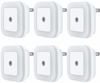 Picture of Uigos LED Night Light Lamp with Smart Sensor Dusk to Dawn Sensor, Daylight White, 0.5W Plug-in, 6-Pack