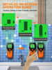 Picture of Mecurate Stud Finder Wall Scanner Sensor - 5 in 1 Electronic Stud with LCD Display & Audio Alarm for Wood AC Live Wire Metal Studs Detection Joist Pipe