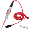 Picture of Premium LED Bulb Automotive Circuit Tester, 6-24V Test Light with 135 Inch PU Extended Spring Wire, Sharp Hard Steel Probe Vehicle Circuits Low DC Voltage Light Tester