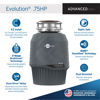 Picture of InSinkErator EVOLUTION 0.75HP 3/4 HP, Advanced Series EZ Connect Continuous Feed Food Waste Garbage Disposal, Gray