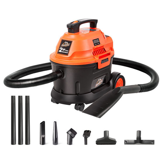 Picture of Armor All AA255W Wet/Dry Utility Vac 2.5 Gallon, 2.5-Gallon,120 Volts (AC), Orange/Black