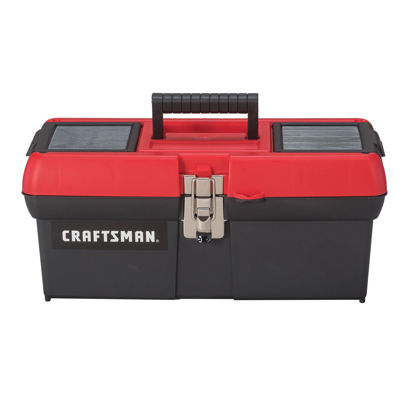 Picture of CRAFTSMAN Tool Box, Lockable, 16 in., Red/Black (CMST16901)