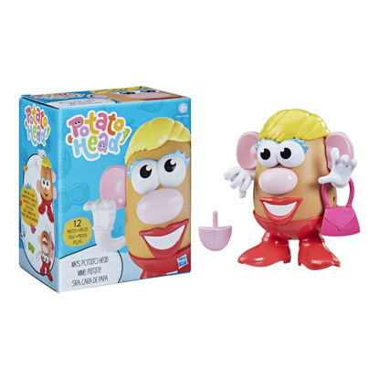 Picture of Mr Potato Head Mrs. Potato Head Classic Toy For Kids, Includes 12 Parts and Pieces to Create Funny Faces, Christmas Gifts
