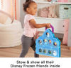 Picture of Fisher-Price Little People Toddler Toy Disney Frozen Carry Along Castle Case Playset with Figures for Pretend Play Kids Ages 18+ Months