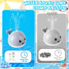 Picture of ANGGIKO Baby Bath Toys, Toddler Bath Toys for Kids Ages 1-3, Light Up Whale Bath Toy Sprinkler, Infant Baby Toys 6-12-18 Months Bathtub Fountain Water Toy Baby Shower 1st Birthday Valentines Day Gifts